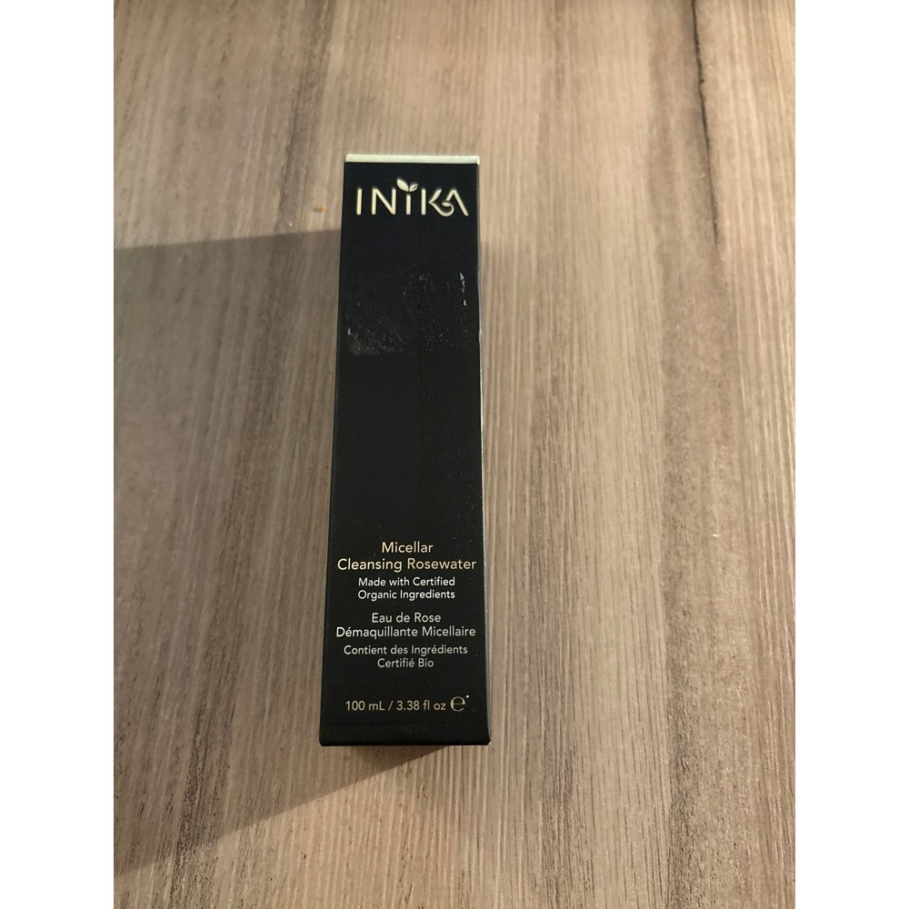 INIKA Organic Micellar Cleansing Rosewater 100mL 3.38 fl oz New in Box